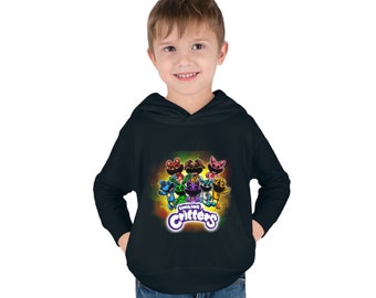 Smiling critters Toddler Pullover Fleece Hoodie