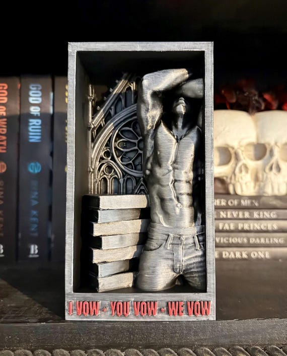 LORDS series Inpired Book Nook - dark romance - bookshelf decor - booktok