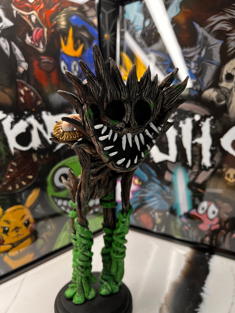 Huggy Wuggy Tree Hugger Sculpture Project Playtime Etsy