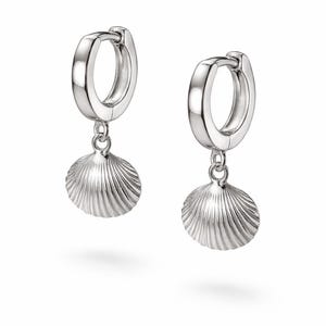 Muschel Creolen: Strand Schmuck