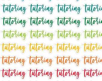 77 Bijles Script Planner Stickers, School EC Life Planner Stickers, Bijles Formulering Planner Stickers, School Bujo Stickers. L-199