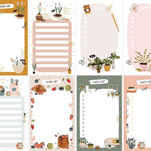 8 stickers neutres pour agenda Happy Planner Classic, boîte pleine d'autocollants, liste de contrôle d'autocollants Happy Planner, autocollant pour agenda. B-158
