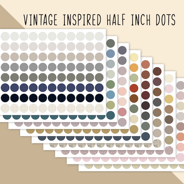 Half Inch Stickers - Etsy