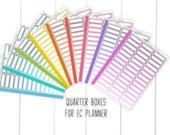 21 Half Box Honey Stickers for Erin Condren Life Planner Half | Etsy