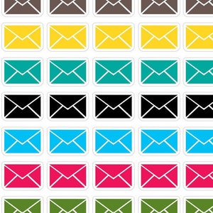153 pegatinas para planificadores de sobres, pegatinas para planificadores de sobres de correo pequeños, pegatinas para calendarios mensuales, pegatinas para recordatorios de correo Bujo. L-265