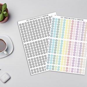 56 Check List Happy Planner Stickers, Happy Planner Classic Check Mark Planner Stickers, Check Mark Stickers, Bujo Check Mark Sticker. E-242