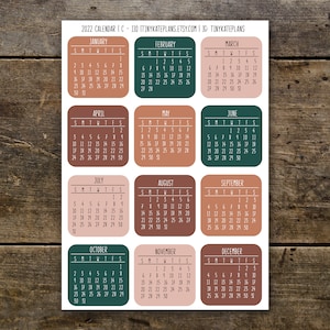 New 2022 U.s.a. Patriotic Vinyl Computer Calendar Strip | Etsy