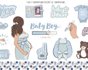 Baby Boy Scrapbook Stickers 