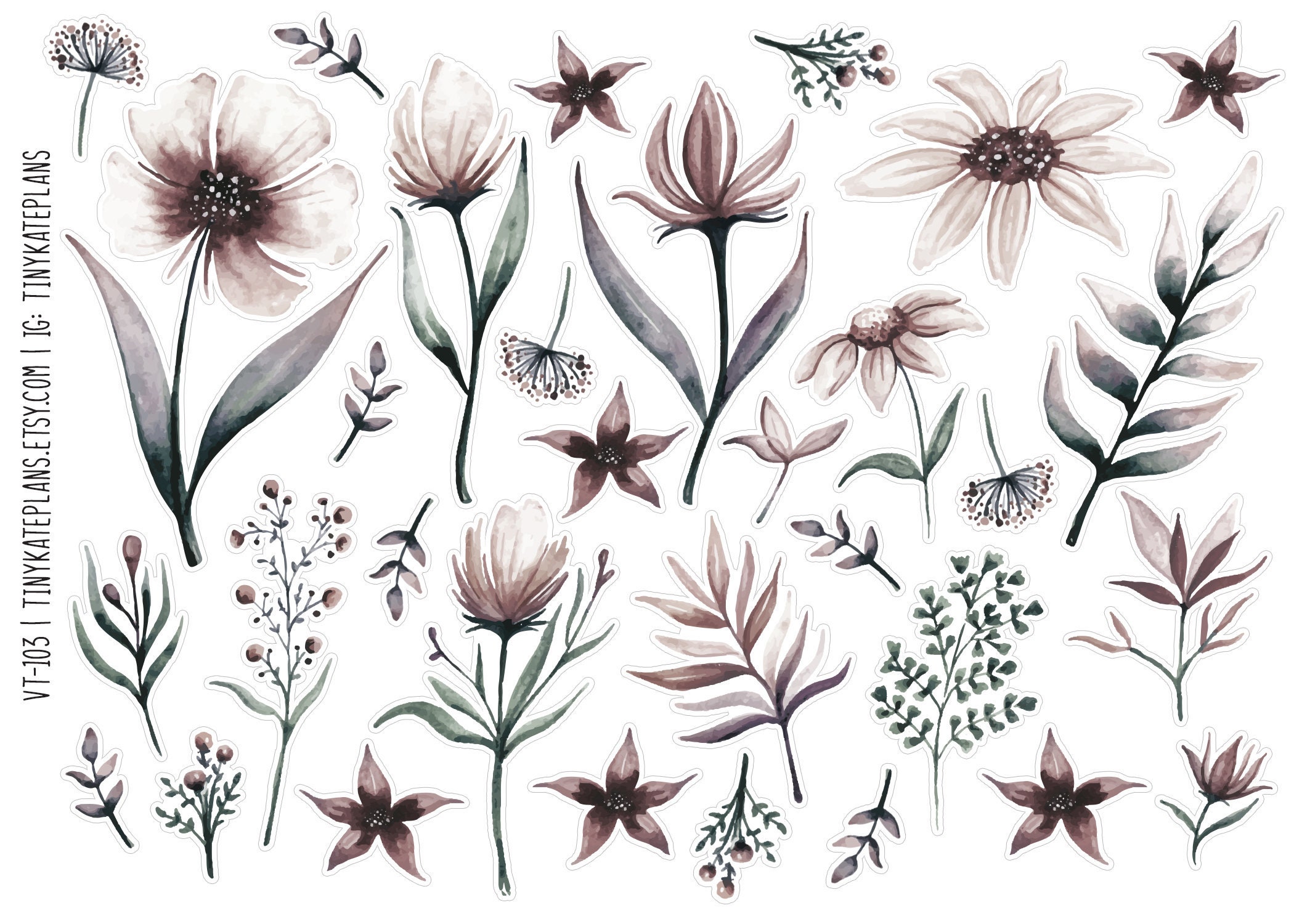 Flower Sticker Sack - Flower Celebrations White Flower Sticker Sack - Flower Celebrations White