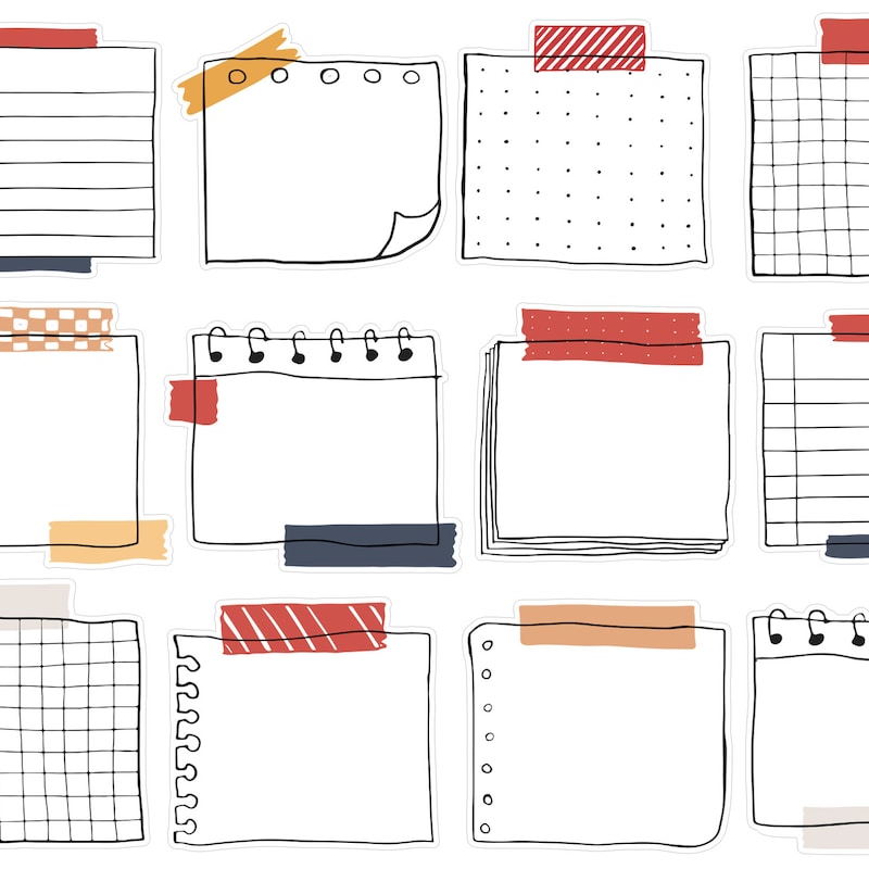Mini Notepad Sticker Sticker Notepad - Etsy