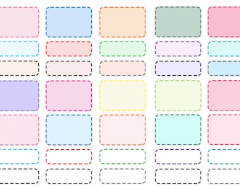 12 Sticky Note Planner Stickers Notepad Planner Stickers - Etsy