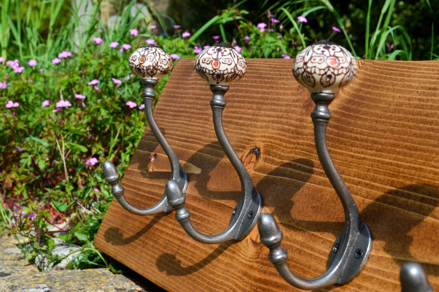 Luxury Rustic Coat Rack / Coat Hanger / Coat Hooks Handmade Etsy UK