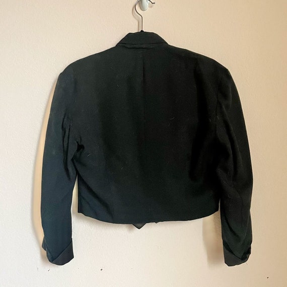 Double Breasted Cropped Blazer - image 4