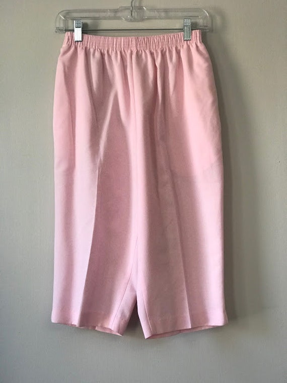 Pink long shorts