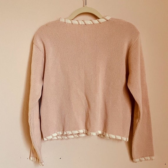 Japanese Vintage Knit Jacket Sweater - image 4