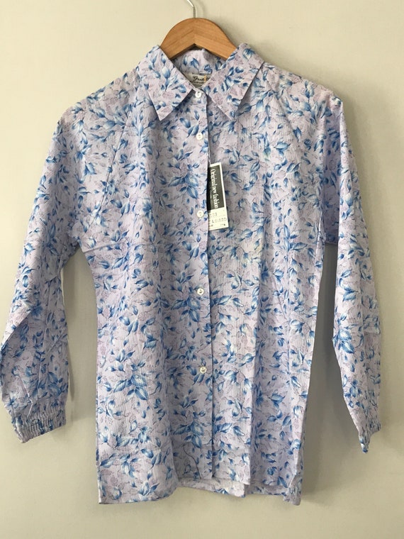 Japanese crepe long sleeve button down - image 1