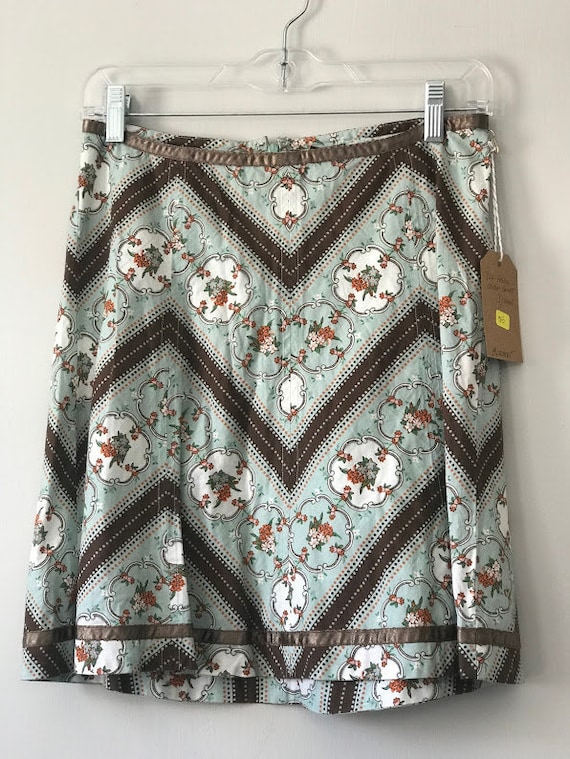 Chevron Floral Skirt - image 1