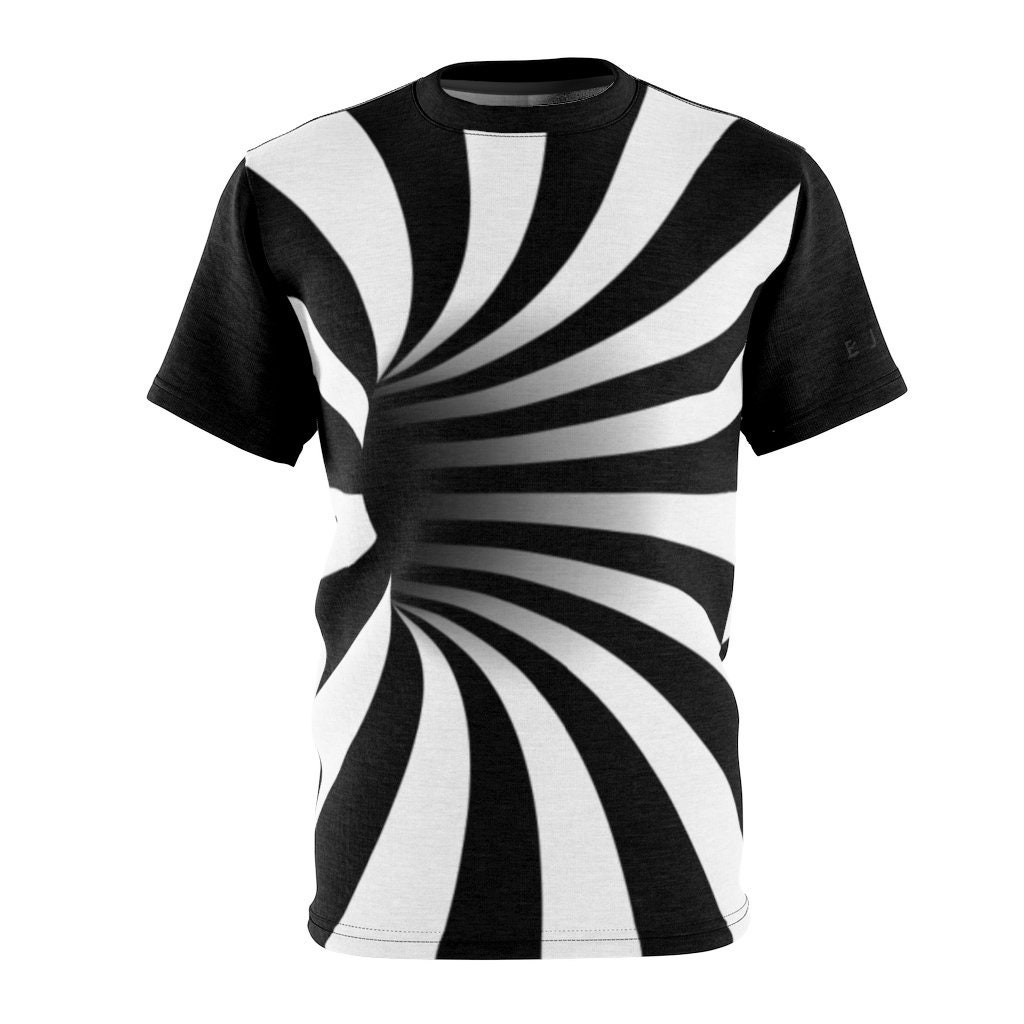 Optical Illusion Black Hole Stripes Asymmetrical Warped Tunnel ...