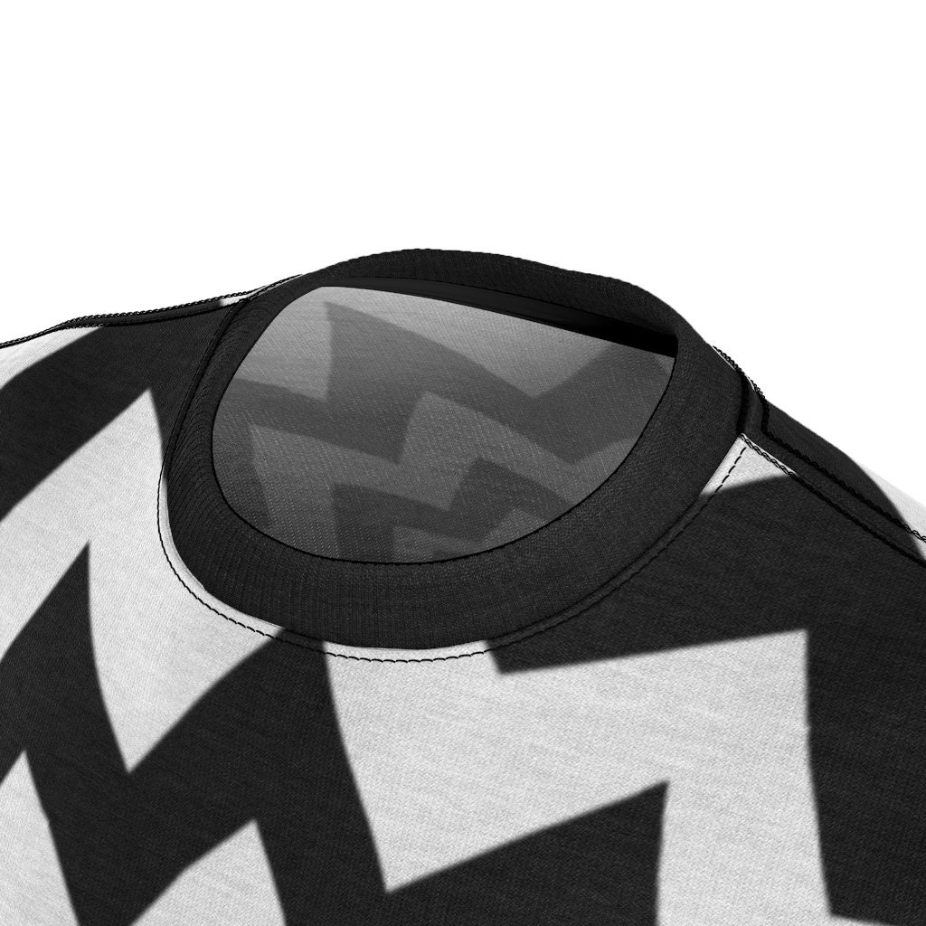 Optical Illusion Black Hole Chevron Zig Zag black/white - Etsy