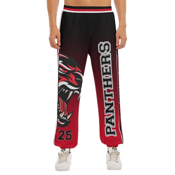 Personalized Men s Basketball Sweatpants Team Name Athletic Bottoms With Side Snap Closure Comfortable and Durable Etsy UK