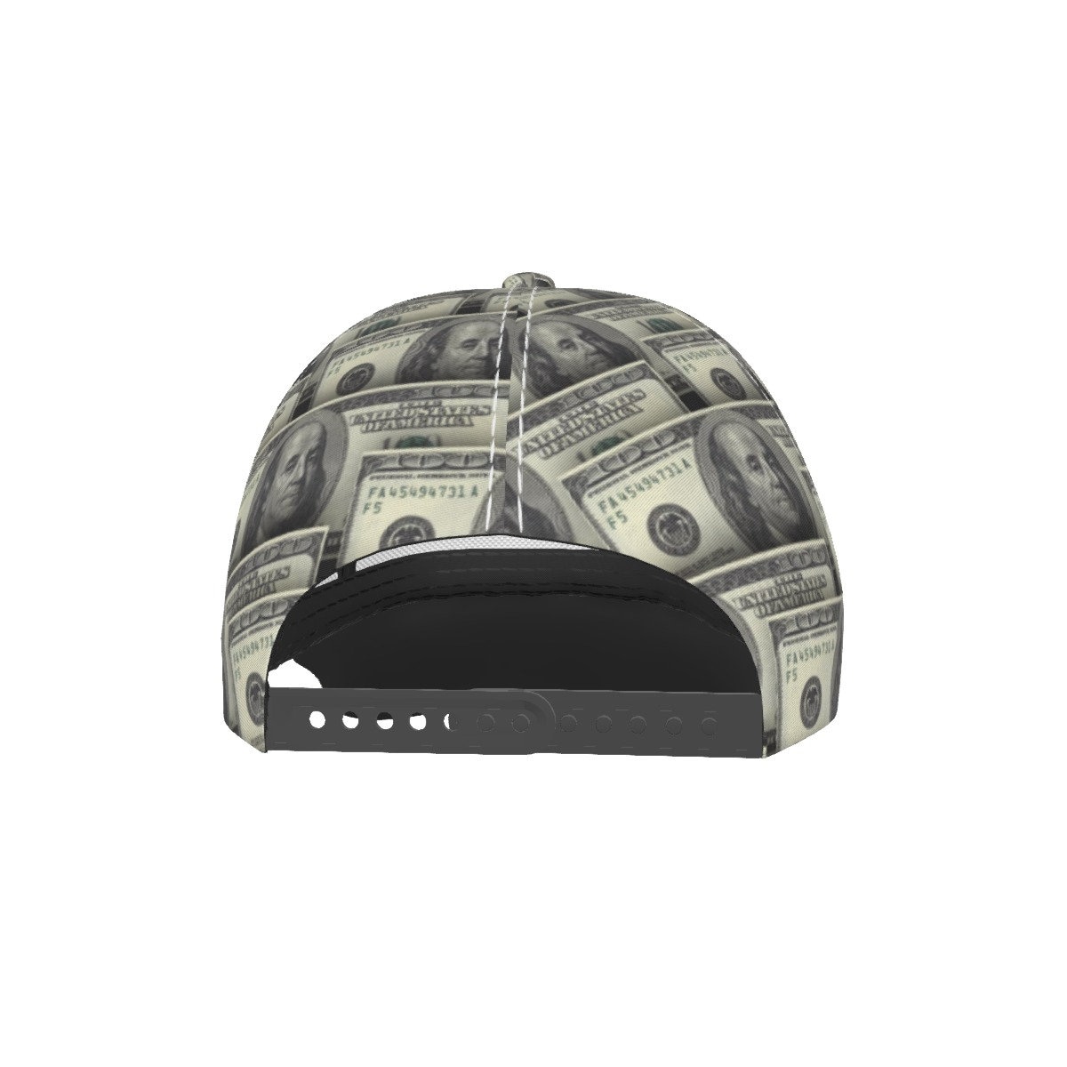 FIAT 100 Dollar Bill Hat Cash Money Green Baseball Cap Adjustable Strap ...