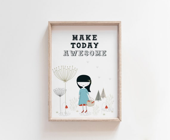 posters for baby girl nursery