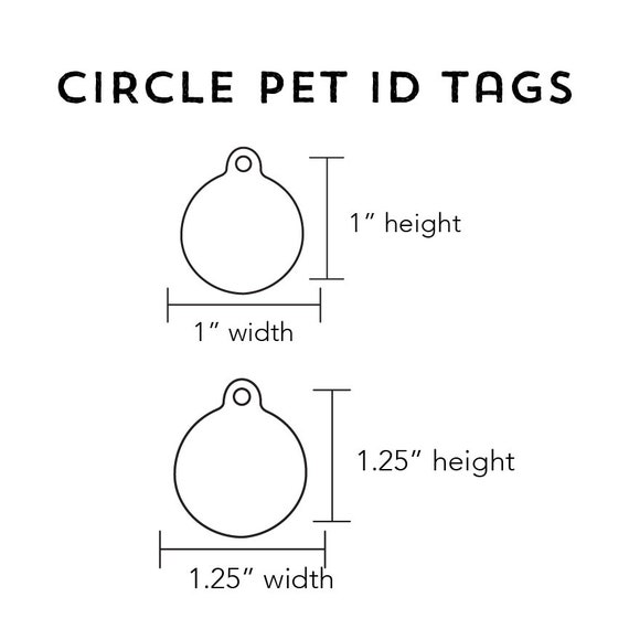 Circle Kiwi Pet ID Tags Cat Tag Personalized Pet Tags Dog ID Tag