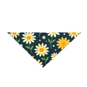 Floral Pet Bandana, Cute Dog Accessory, Stylish Cat Scarf, Spring Pet Fashion, Pet Gift for Flower Lovers