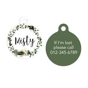 Exotic Toucan Pet ID Tag: Personalized Cat or Dog Tag