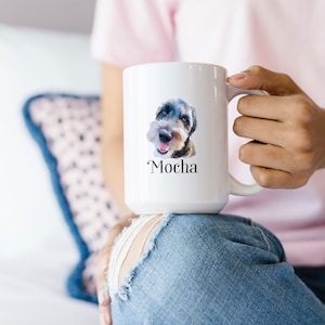 Personalized Pet Portrait Mug: Custom Dog & Cat Keepsake