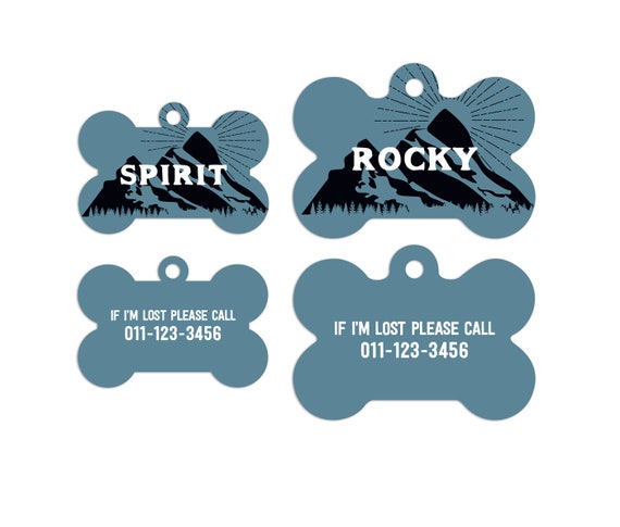 Dog id tags etsy hot sale