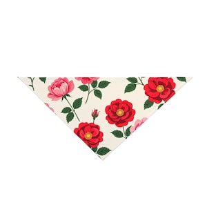 Country Floral Pet Bandana: Charming Dog Accessory, Summer Fashion