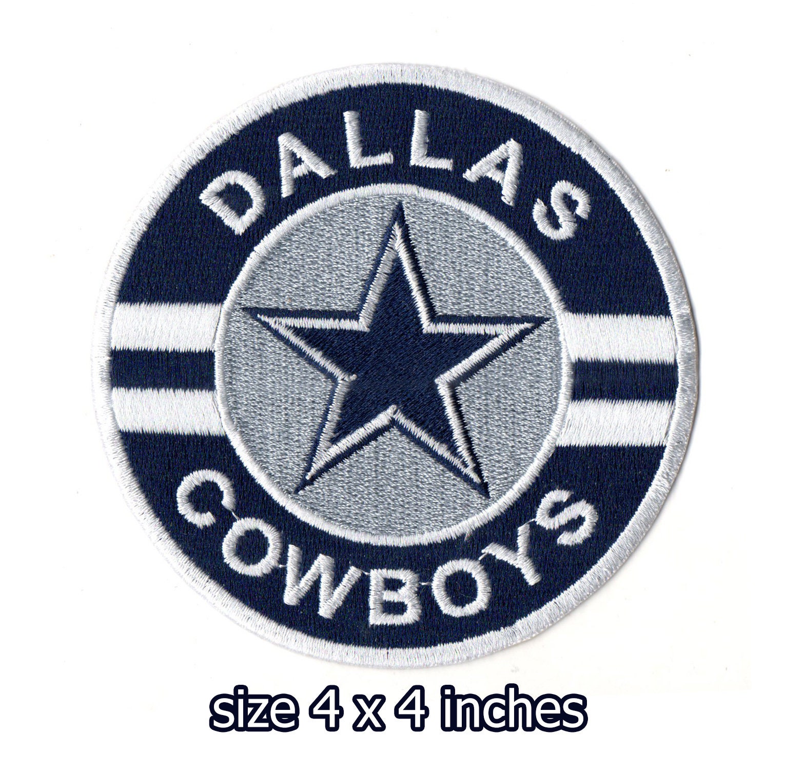 2 pieces Dallas Cowboys Football Sport Embroidery Patch logo Etsy