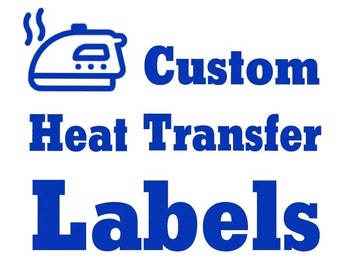 Custom Heat Transfer Clothing Labels: Iron-On T-Shirt Tags
