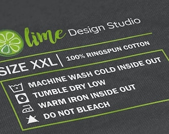 Custom Heat Press Clothing Labels: Tagless Iron-On Transfers