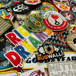 Custom Embroidery Patch, Name Patch, Iron On Patch, Embroidered Patch, Backpatch, Logo Patch, Applique Patch
