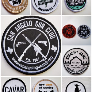 Custom Embroidery patches , Your logo embroidered patch , Custom Iron On Patches , Custom patches to Order
