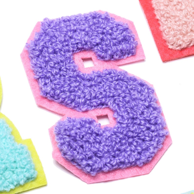 2.7 hight letter chenille patch custom chenille Etsy