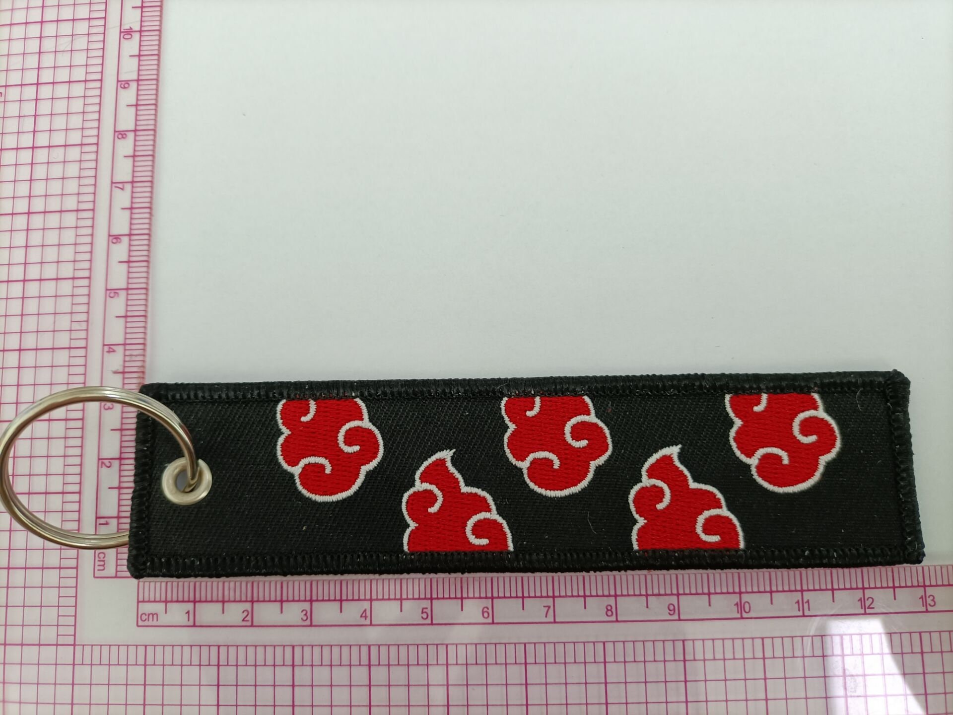 Custom Anime Keychain Tag Custom Embroidered Keychain Anime Etsy UK