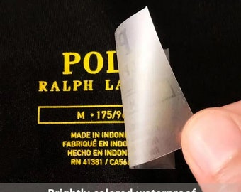 Custom Iron On Clothing Labels: Tagless Heat Transfer