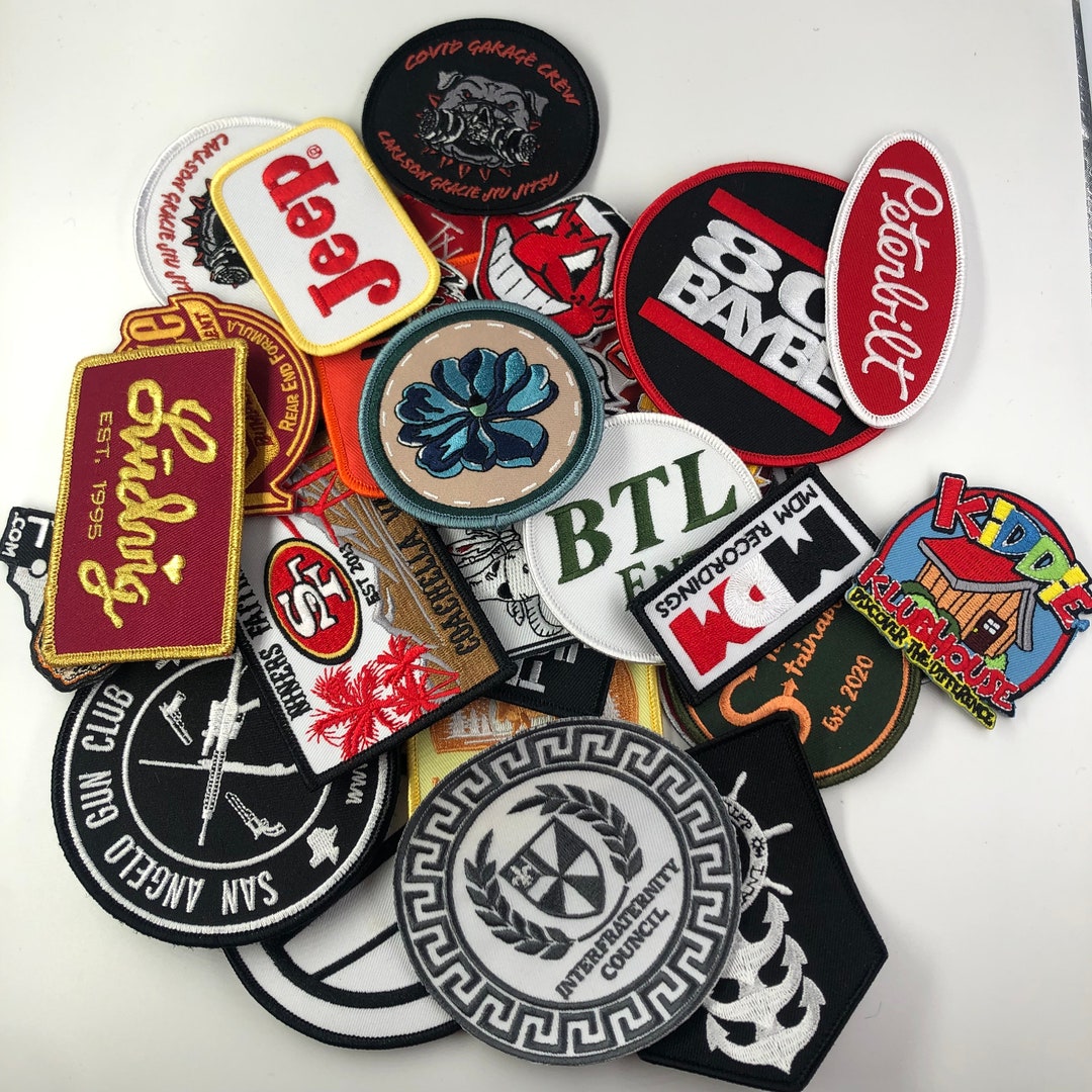 Embroidered Patch Custom, Embroidery Patch Iron On, Custom Embroidery