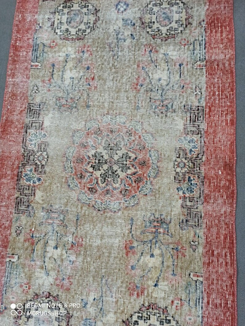 Area Rug vintage rug bohemian home style rug handmade rug anatolian rug rectangle rug 4.2*2.4feet