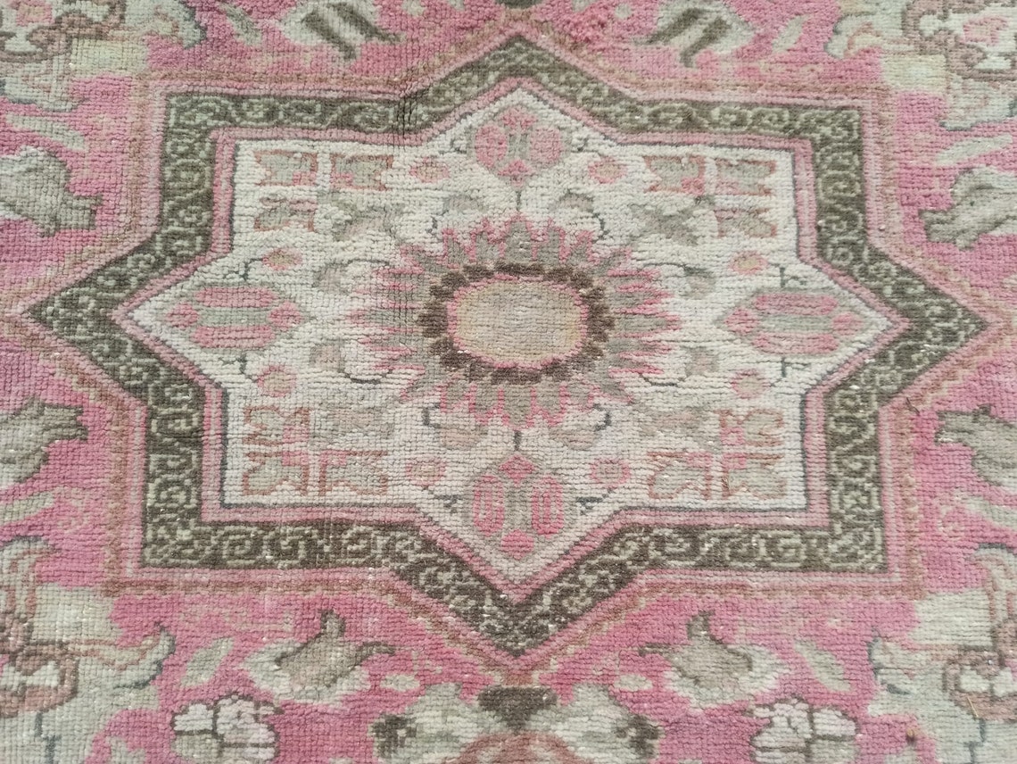 6x9 Rosa Oversize Teppich Türkischer Teppich Vintage | Etsy