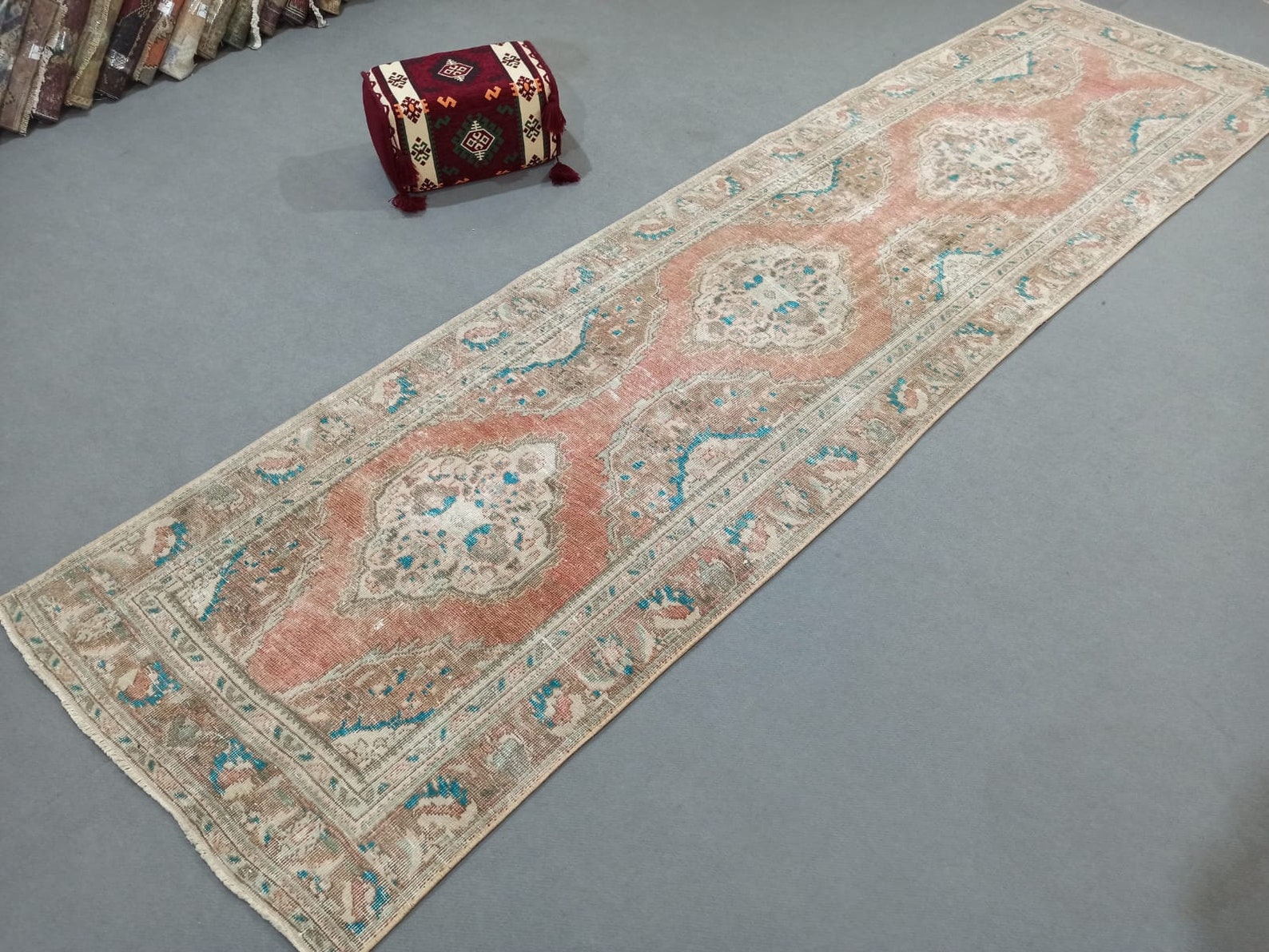 Persische Läufer Teppich 3 x 11ft persischen Läufer braun ...