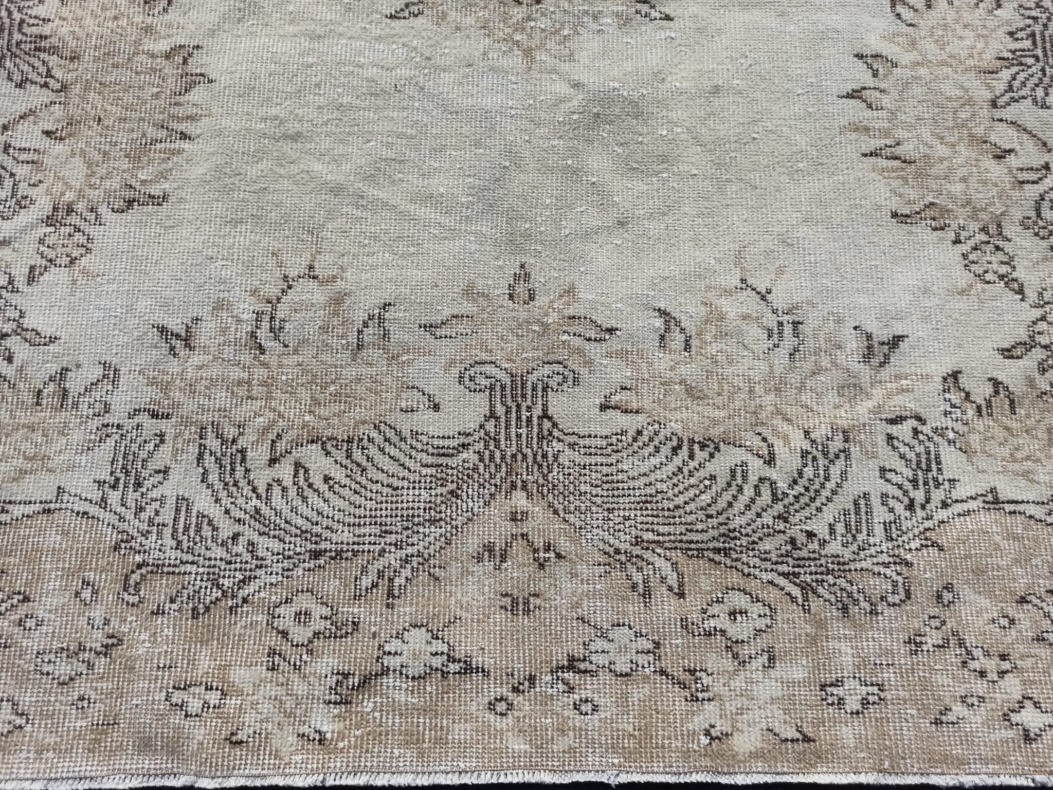 Muted Area Rug5.6x9.4 Turkish Rug Vintage Rug Handmade Rug Etsy