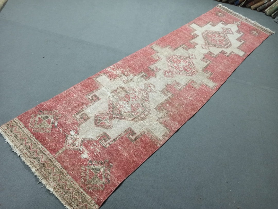 Red Vintage Runner Rug Rugs Living Room Rugs Kitchen Rugs Etsy