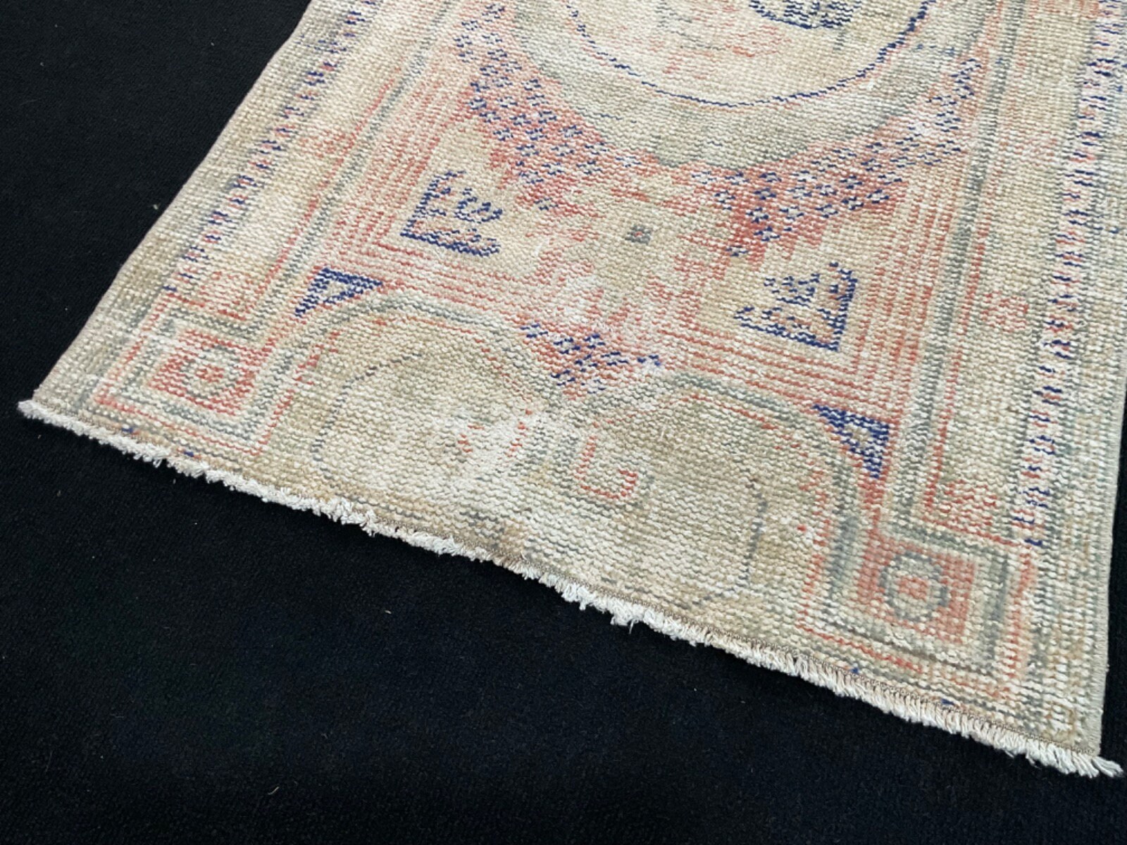 Handmade Turkish Door Mat: Vintage Oriental Rug (2x4 Ft) - Etsy