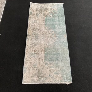 2x4 Handmade Door Mat, Kitchen Rug, Bedroom Rug, Decorative Rug, Oushak Rug, Blue Rug, Small Area Rug, Turkish Rug, Vintage Rug,2x4 Entryway