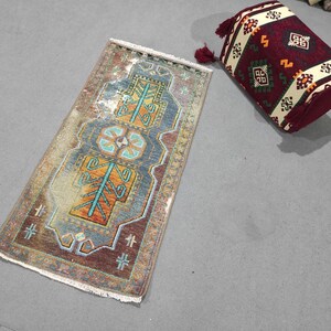 Small vintage rug, Turkish rug, Area rug , Tribal rug, Doormat rug, Handmade rug, Oriental rug, Aztec rug, Bohemian rug