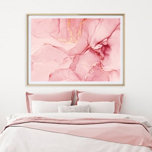 Abstract Print, Blush Pink Wall Art, Abstract Painting, Blush Pink Wall Decor, Poster, Modern, Contemporary Art, Gift for Her, Printable Art